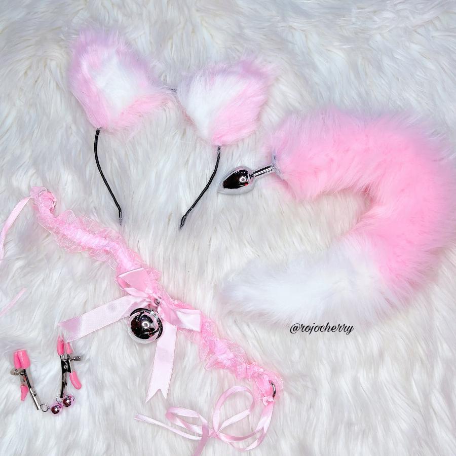 Set Gatita Kinky Rosa
